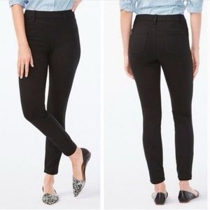 J. Crew Gigi Pant Black Ponte Skinny Pants - 12